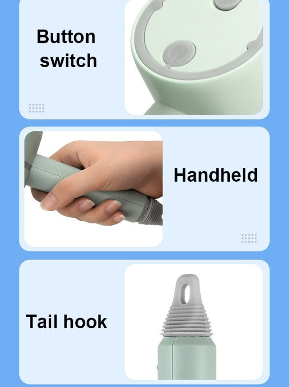 Multifunctional Electric Cleaning Household Brush Automatic Handheld Charging 1200mAh- Green